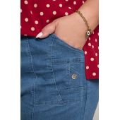 Jeans 3/4 Hosen mit Taschen