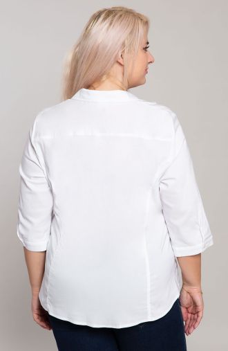 Elegantes klassisches Hemd in Weiß