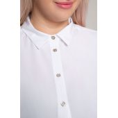 Weißes Hemd Tunika mit Rüschen