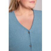 Pullover mit Reißverschluss in Blau