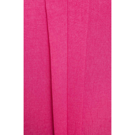 Lniana luźna bluzka w różowym kolorze