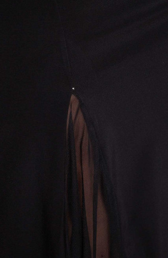 Kopie von copy of Spódnica z rozcięciem w czarnym kolorze
