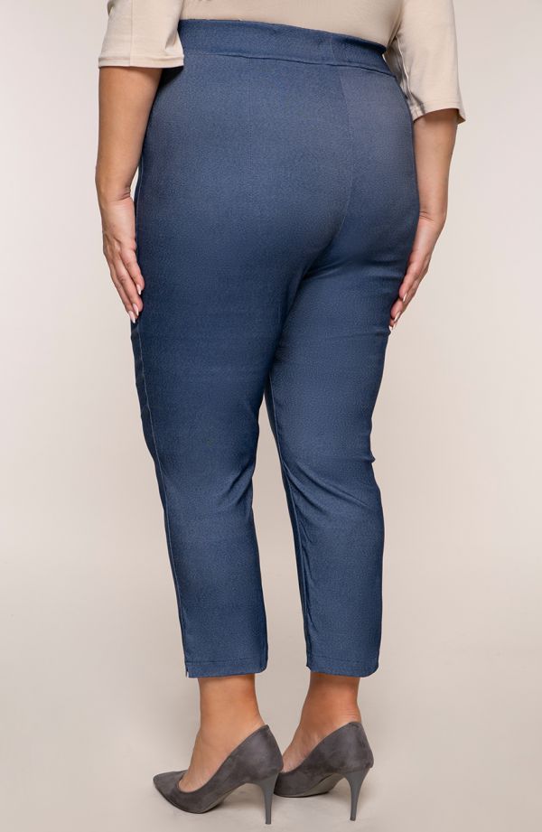 Jeans Netzstrümpfe mit extra hoher Taille