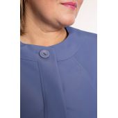 Eleganter Mantel in blauer Farbe
